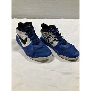 Nike Boys Team Hustle D9 AQ4224-405 Blue Basketball Shoes Sneakers Size 5Y